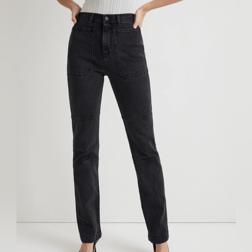 Madewell Black Flare & Wide Leg Jeans